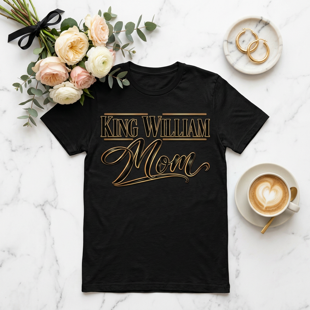 King William Mom - Black Flat Lay