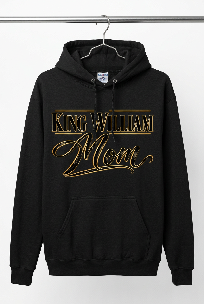 King William Mom Hanging Black Jerzees Hoodie
