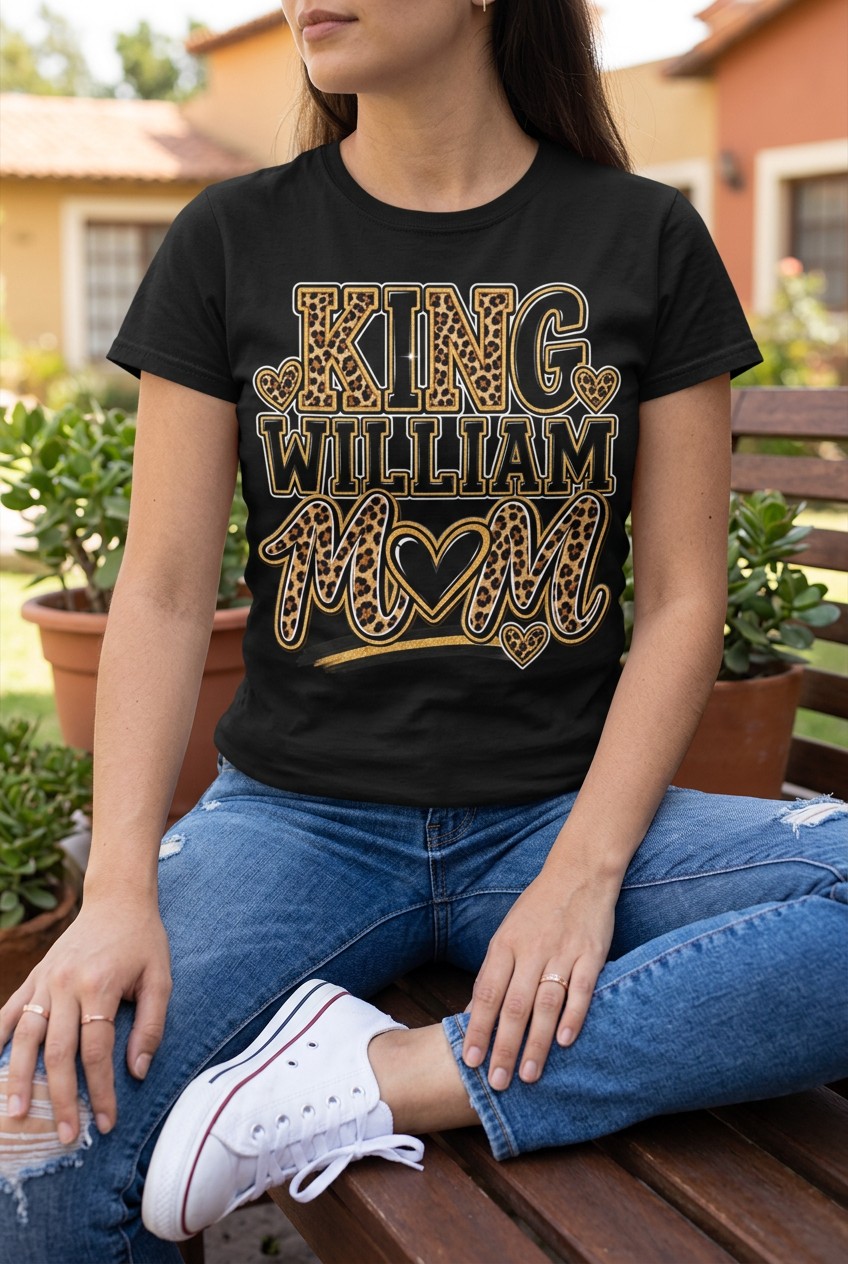 King William Mom Leopard Print Lifestyle Mockup
