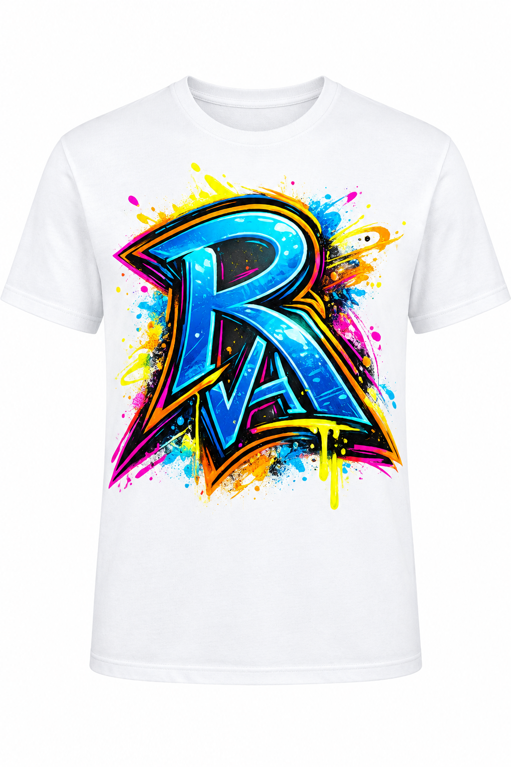 RVA Graffiti Tee - White No Model
