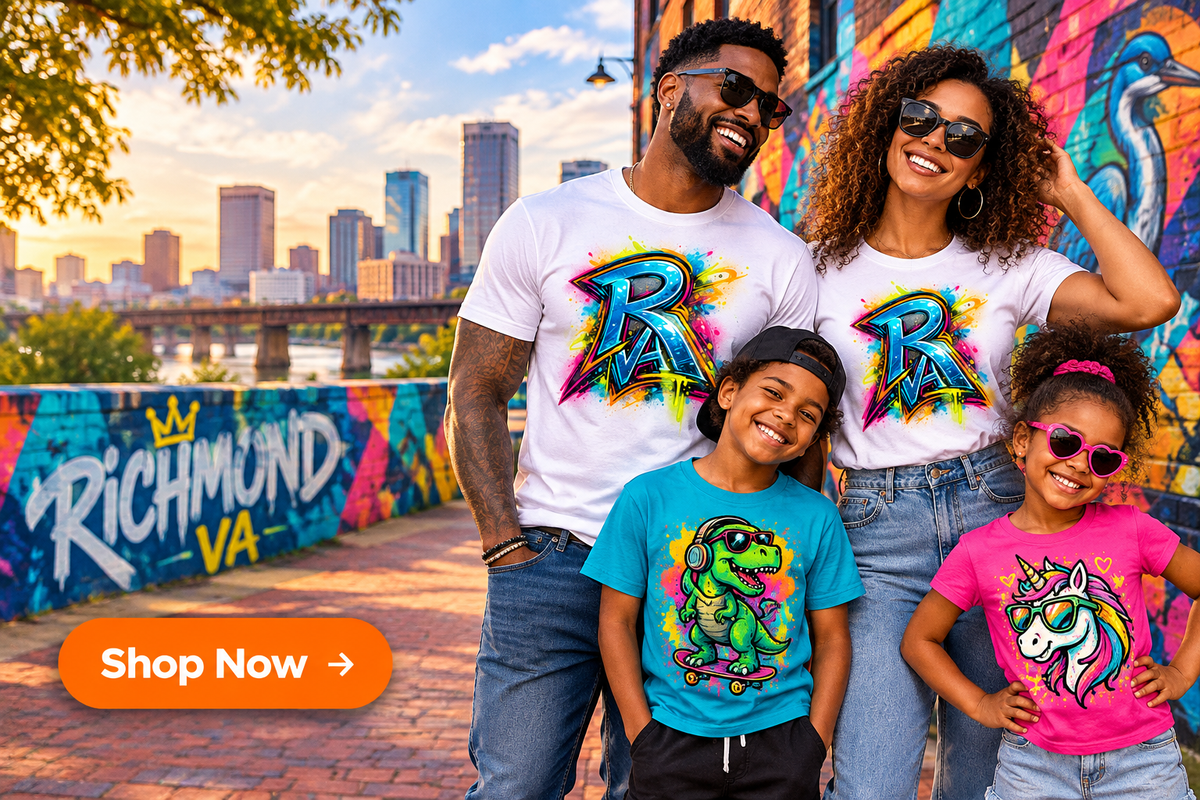 TJ's Designz Hero Banner - Exact RVA Tee