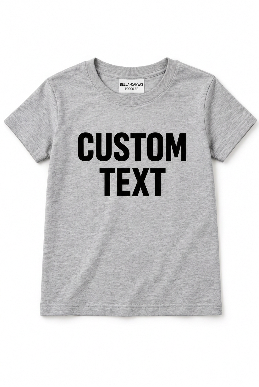 Toddler Bella Canvas Short Sleeve Flat Lay